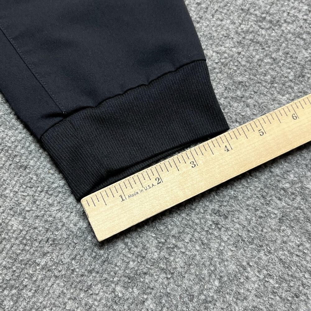Fabletics Jogger Pants Women Small Black Woven Elastic Waist Zip Pocket Athletic - Picture 12 of 12